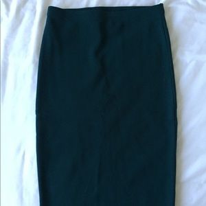Forever 21 Midi Ribbed Pencil Skirt